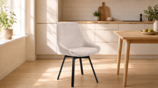 Parade Stol med snurr, beige tyg