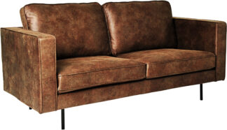 Texas soffa 2-sits vintage brun
