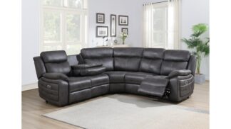 Teddy Reclinerhörnsoffa gråbrun