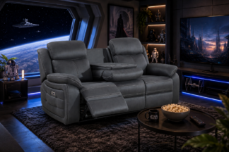Teddy Reclinersoffa 3-sits grå
