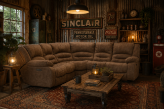 Cinema Reclinersoffa 2-Hörn-2 elektrisk