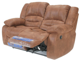 Cinema Reclinersoffa 2-sits elektrisk