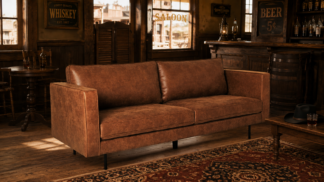 Texas soffa 3-sits cognac
