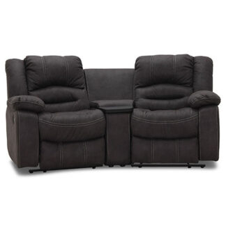Cinema Reclinersoffa 2-sits elektrisk med svängd konsol