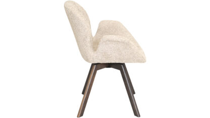 Bjerke stol, beige tyg/bruna ben - Bild 2