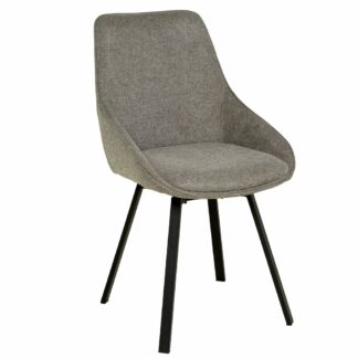 Jason Stol med snurr, grått tyg