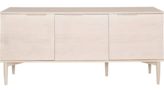 Karmöy Skänk 3 dörrar ljus ek